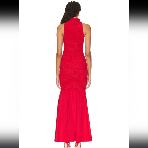 STAUD Red Kiera Dress - Picture 3 of 4